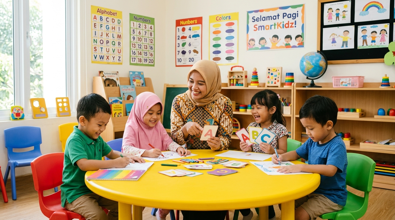 Keunggulan Sistem Semi Privat 1 Guru 4 Siswa di SmartKidz